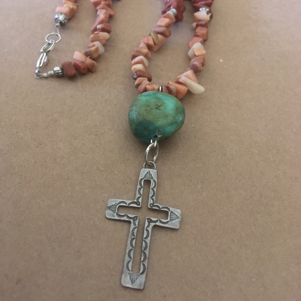 Brown jasper chip necklace - Picture 1 of 2